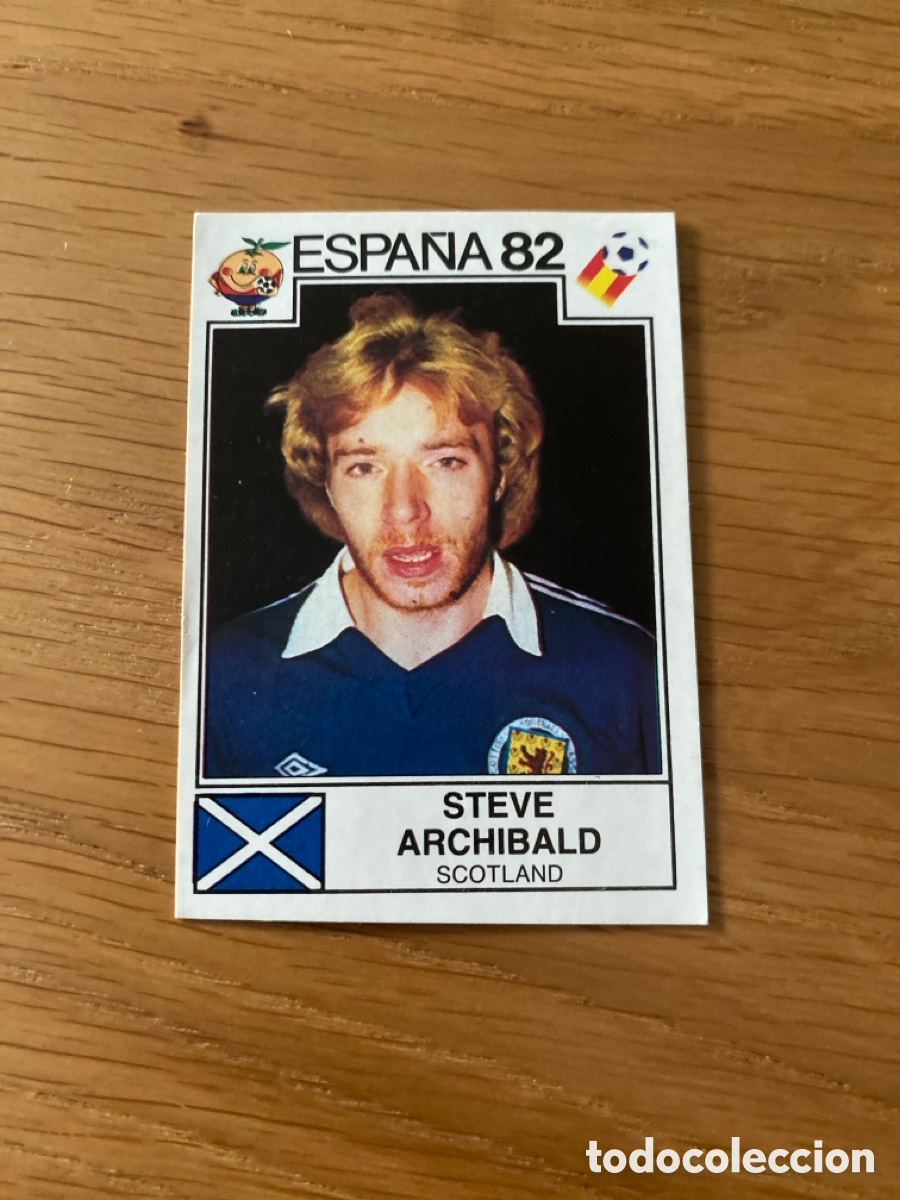Cromos de f&uacute;tbol: Cromo panini mundial Espa&ntilde;a 82 n&uacute;mero 414 Archibald - Sticker album world cup Spain 1982