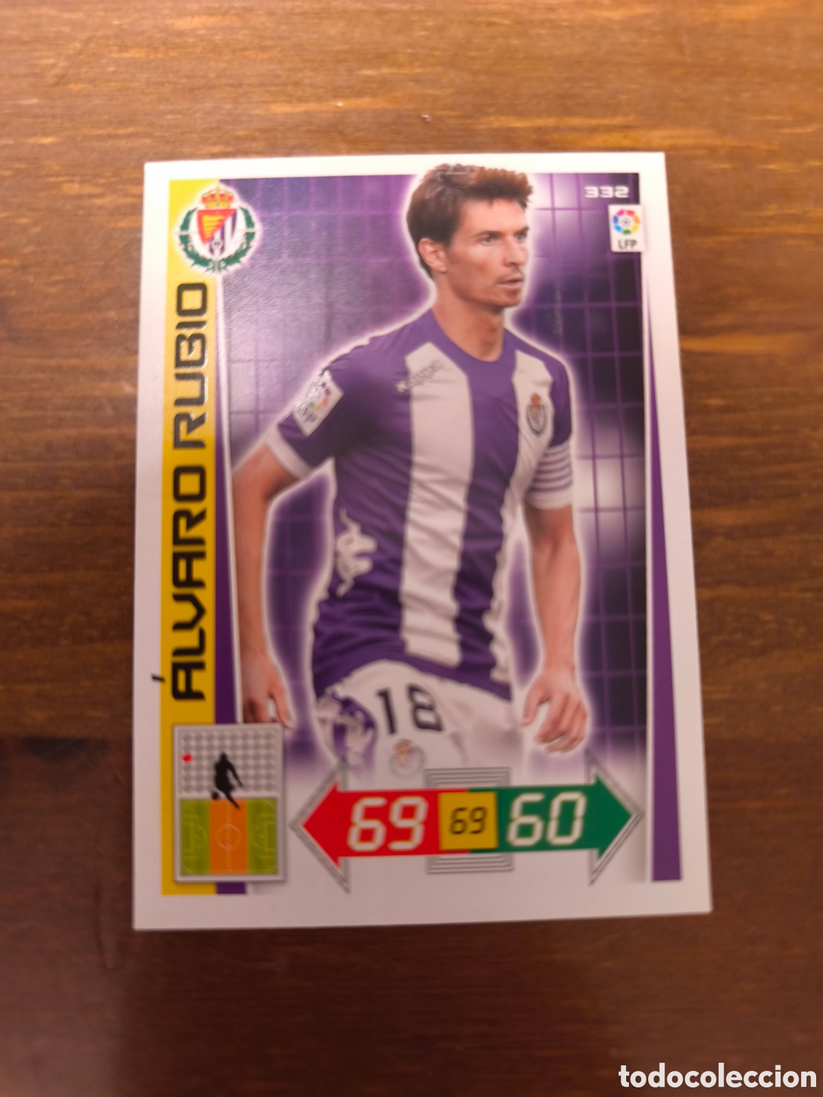 Cromos de f&uacute;tbol: &Aacute;lvaro rubio Valladolid adrenalyn 12/13