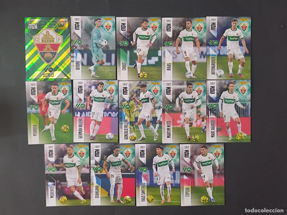 Cromos de f&uacute;tbol: LOTE ELCHE COMPLETO 1&ordf; EDICI&Oacute;N MEGACRACKS 2026/2027 26/27 (14 CARDS)