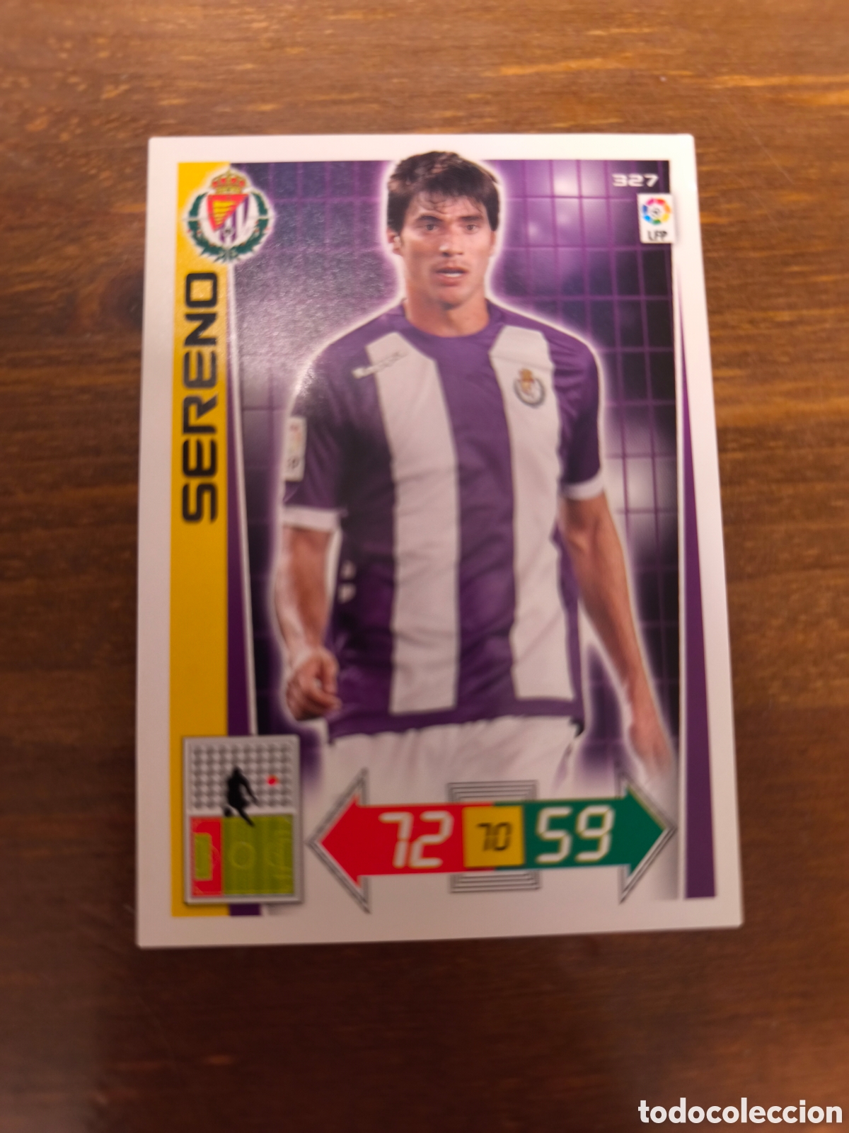 Cromos de f&uacute;tbol: Sereno Valladolid adrenalyn 12 13