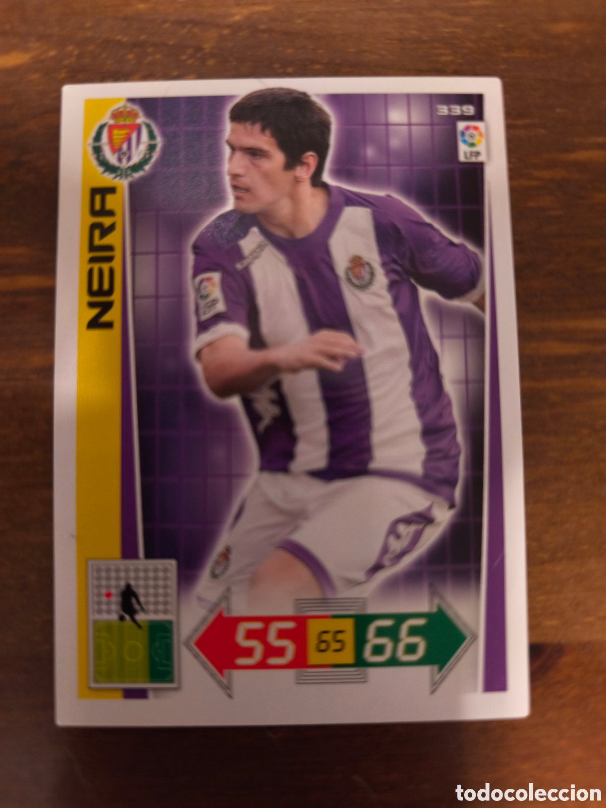Cromos de f&uacute;tbol: Neira Valladolid adrenalyn 12 13