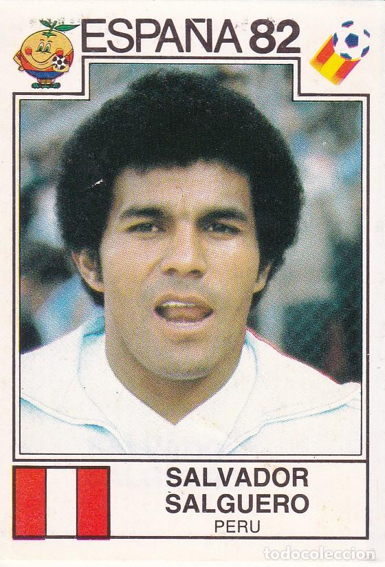 Cromos de f&uacute;tbol: MUNDIAL ESPA&Ntilde;A 82 - SALVADOR SALGUERO DE PERU - RECORTADO/DESPEGADO (A-19)