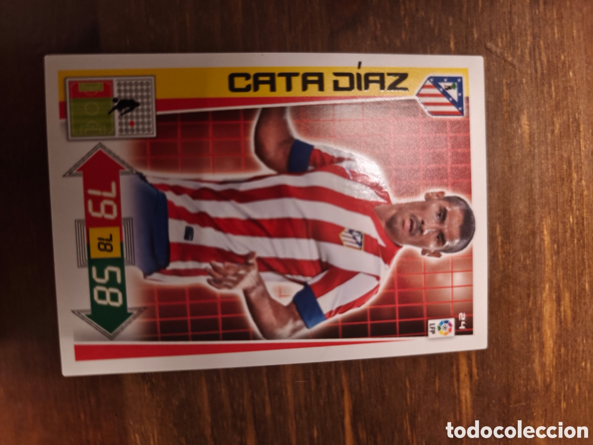 Cromos de f&uacute;tbol: Cata D&iacute;az Atl&eacute;tico de Madrid adrenalyn 12 13