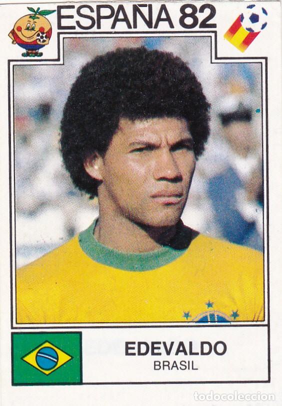 Cromos de f&uacute;tbol: MUNDIAL ESPA&Ntilde;A 82 - EDEVALDO DE BRASIL - RECORTADO/DESPEGADO (A-19)