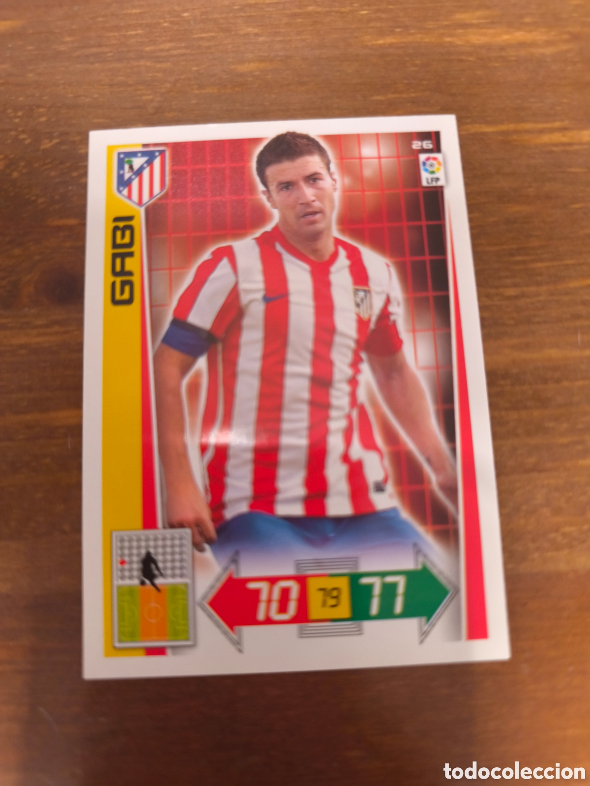 Cromos de f&uacute;tbol: Gabi atl&eacute;tico de Madrid adrenalyn 12 13