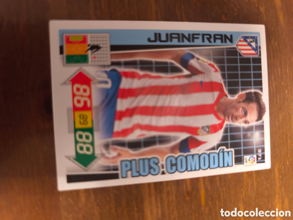 Figurine di Calcio: Juanfran atl&eacute;tico de Madrid adrenalyn 12 13