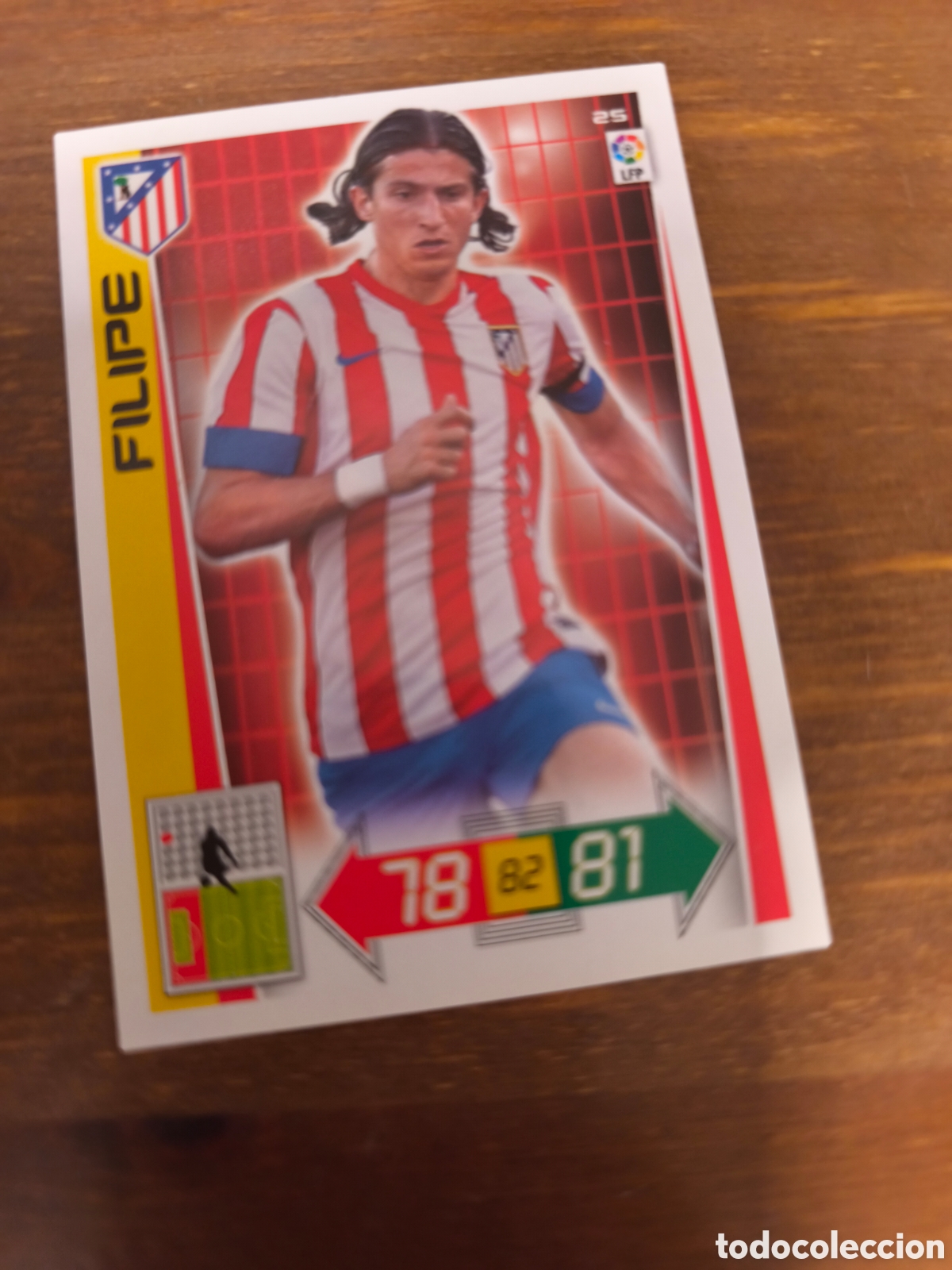 Figurine di Calcio: Felipe Atl&eacute;tico de Madrid adrenalyn 12 13