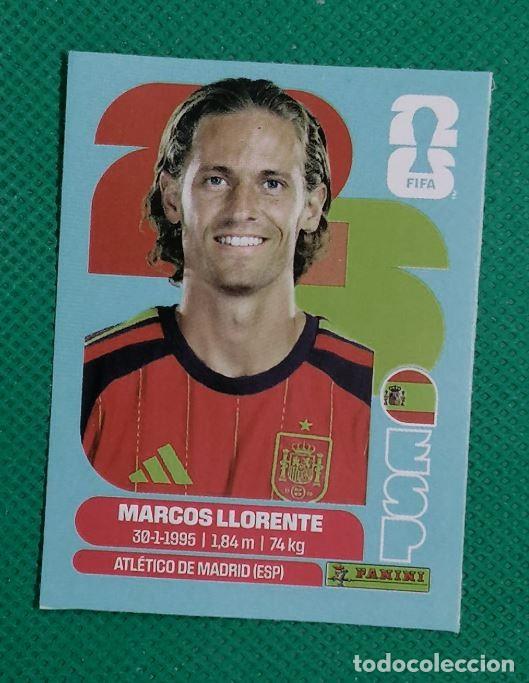 Cromos de f&uacute;tbol: ESP J 2 ESPJ2 MARCOS LLORENTE ESPA&Ntilde;A ACTUALIZACION PANINI FIFA MUNDIAL WORLD CUP 26 2026 STICKER