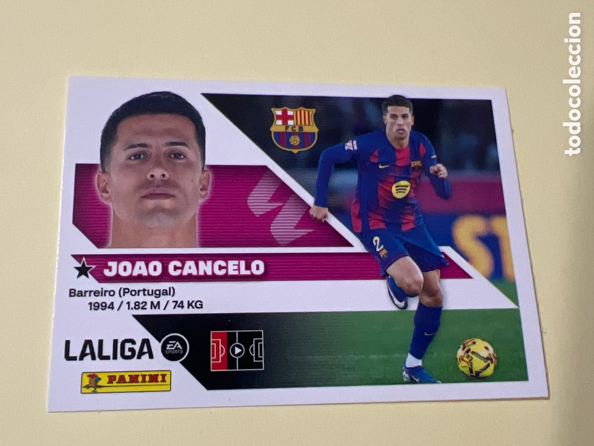 Cromos de f&uacute;tbol: C4396. LIGA ESTE 2026 2027 26 27 NUEVO - FC BARCELONA N&ordm; 9 CANCELO