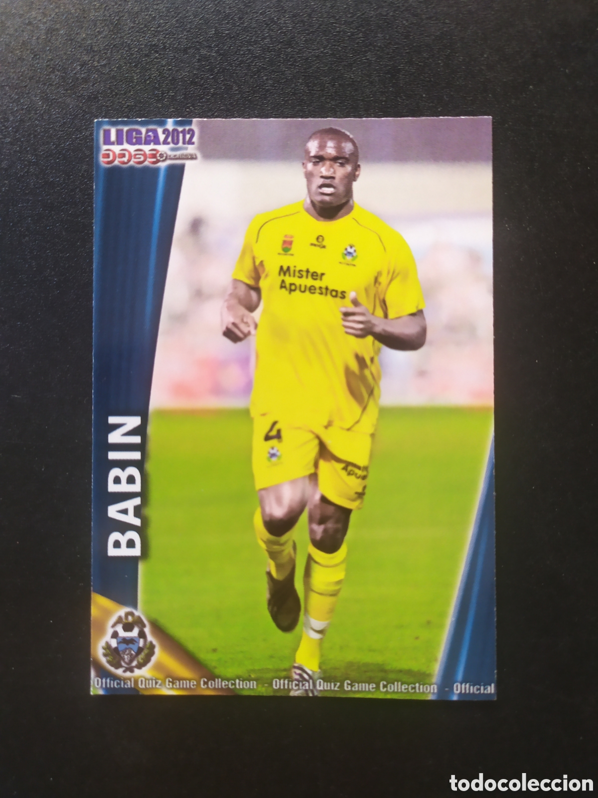 Cromos de f&uacute;tbol: Mundicromo fichas Liga 2011 2012 11 12 Babin n&deg; 886 Alcorc&oacute;n