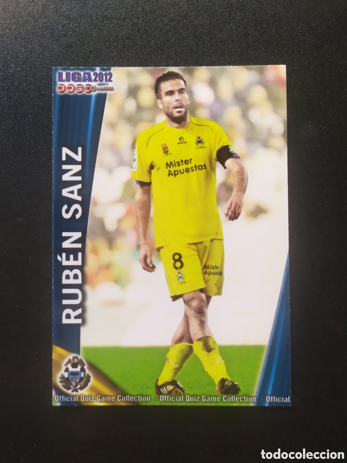 Cromos de f&uacute;tbol: Mundicromo fichas Liga 2011 2012 11 12 Rub&eacute;n Sanz n&deg; 890 Alcorc&oacute;n