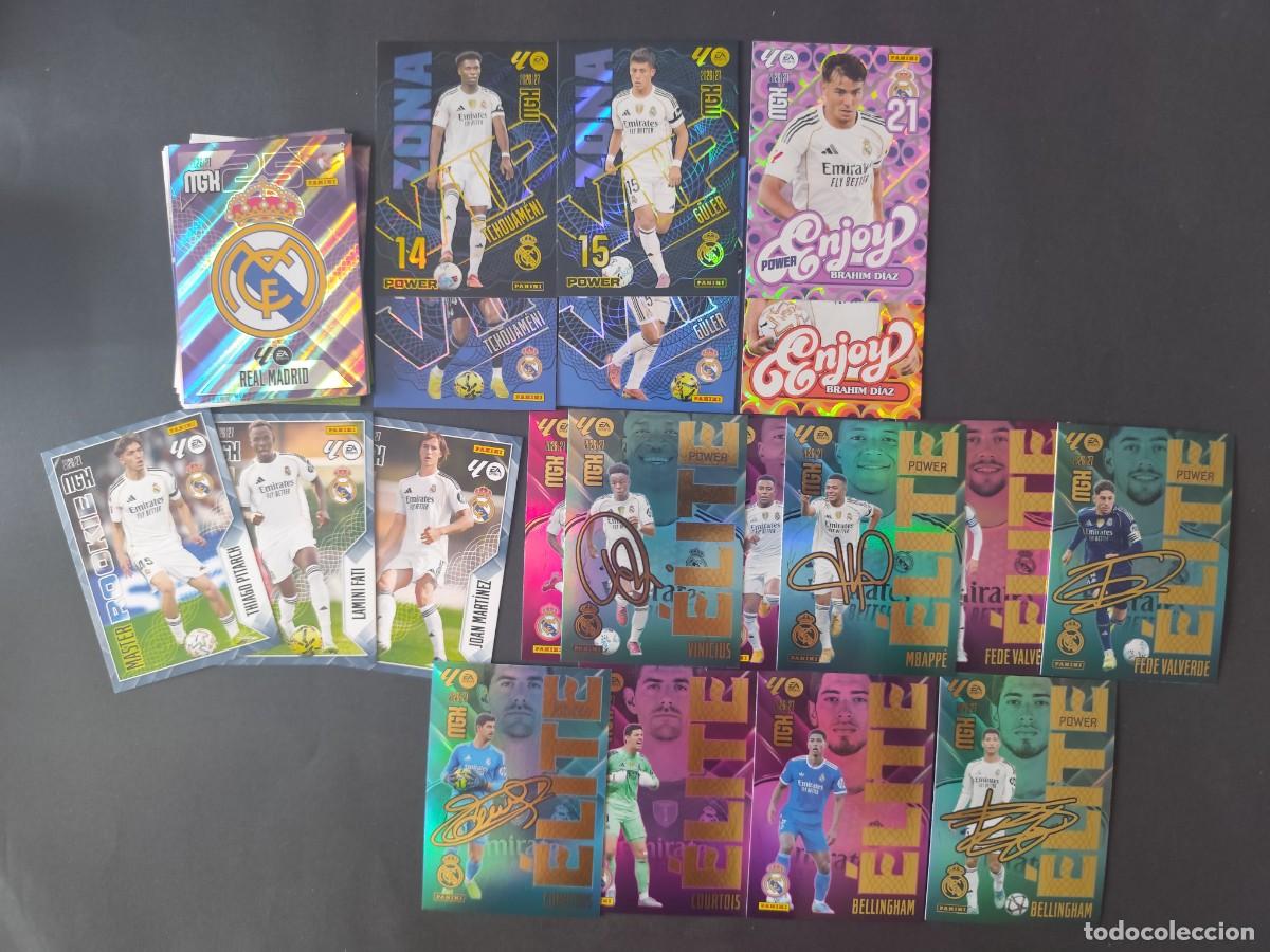 Cromos de f&uacute;tbol: LOTE REAL MADRID 1&ordf; EDICI&Oacute;N MEGACRACKS 2026/2027 26/27 CON PARALELAS