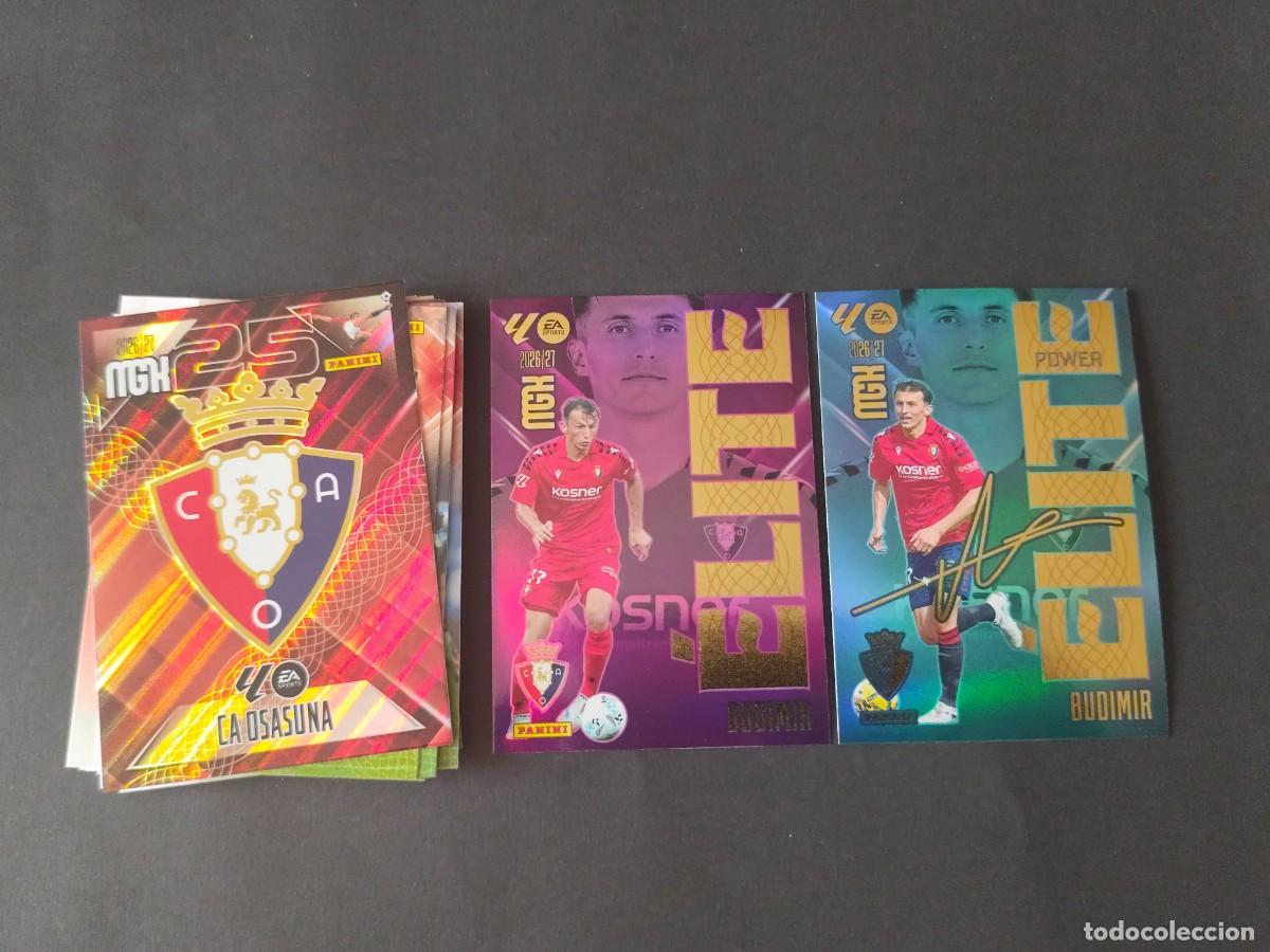 Cromos de f&uacute;tbol: LOTE OSASUNA COMPLETO 1&ordf; EDICI&Oacute;N MEGACRACKS 2026/2027 26/27