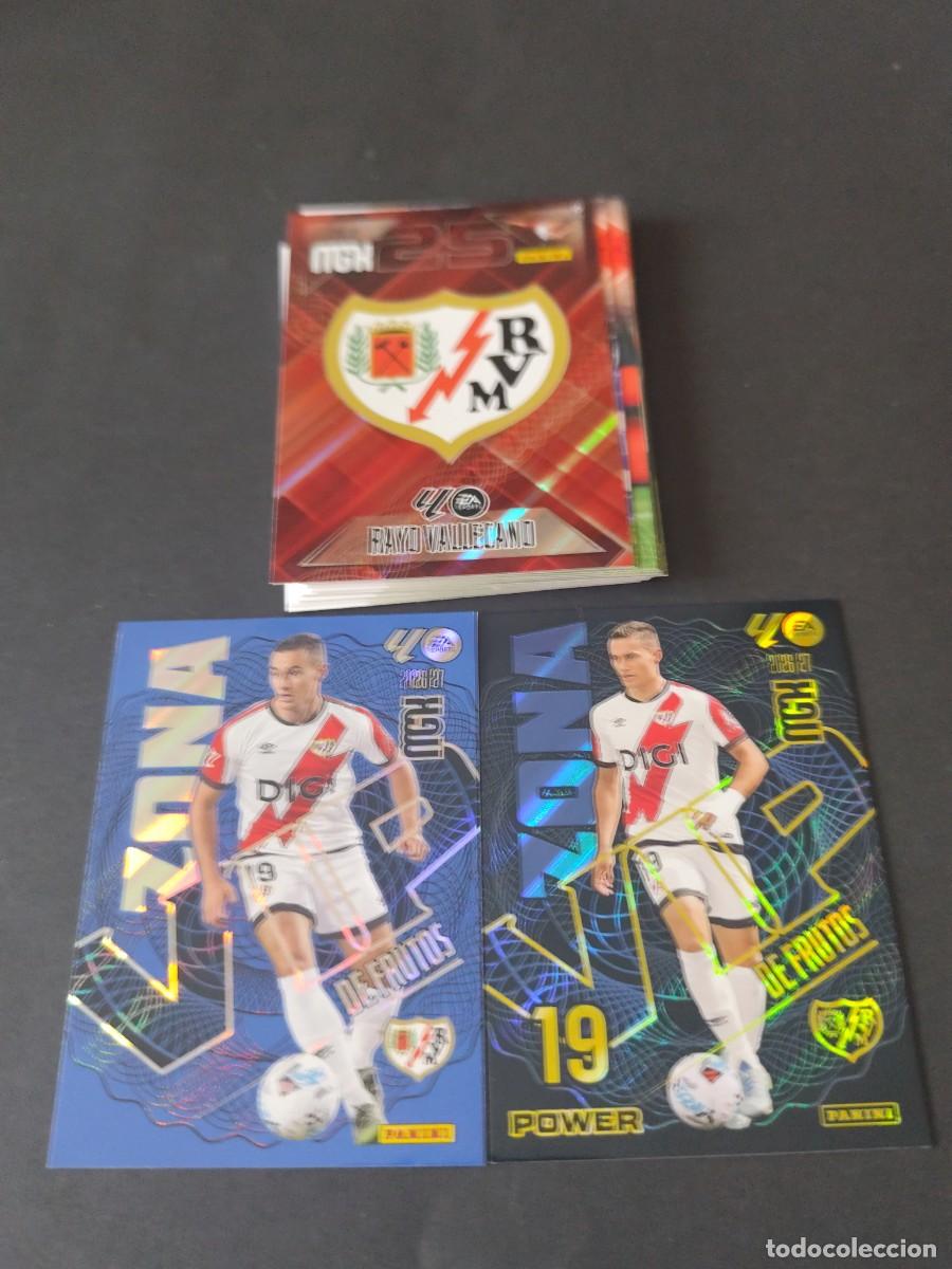 Cromos de f&uacute;tbol: LOTE RAYO VALLECANO COMPLETO 1&ordf; EDICI&Oacute;N MEGACRACKS 2026/2027 26/27