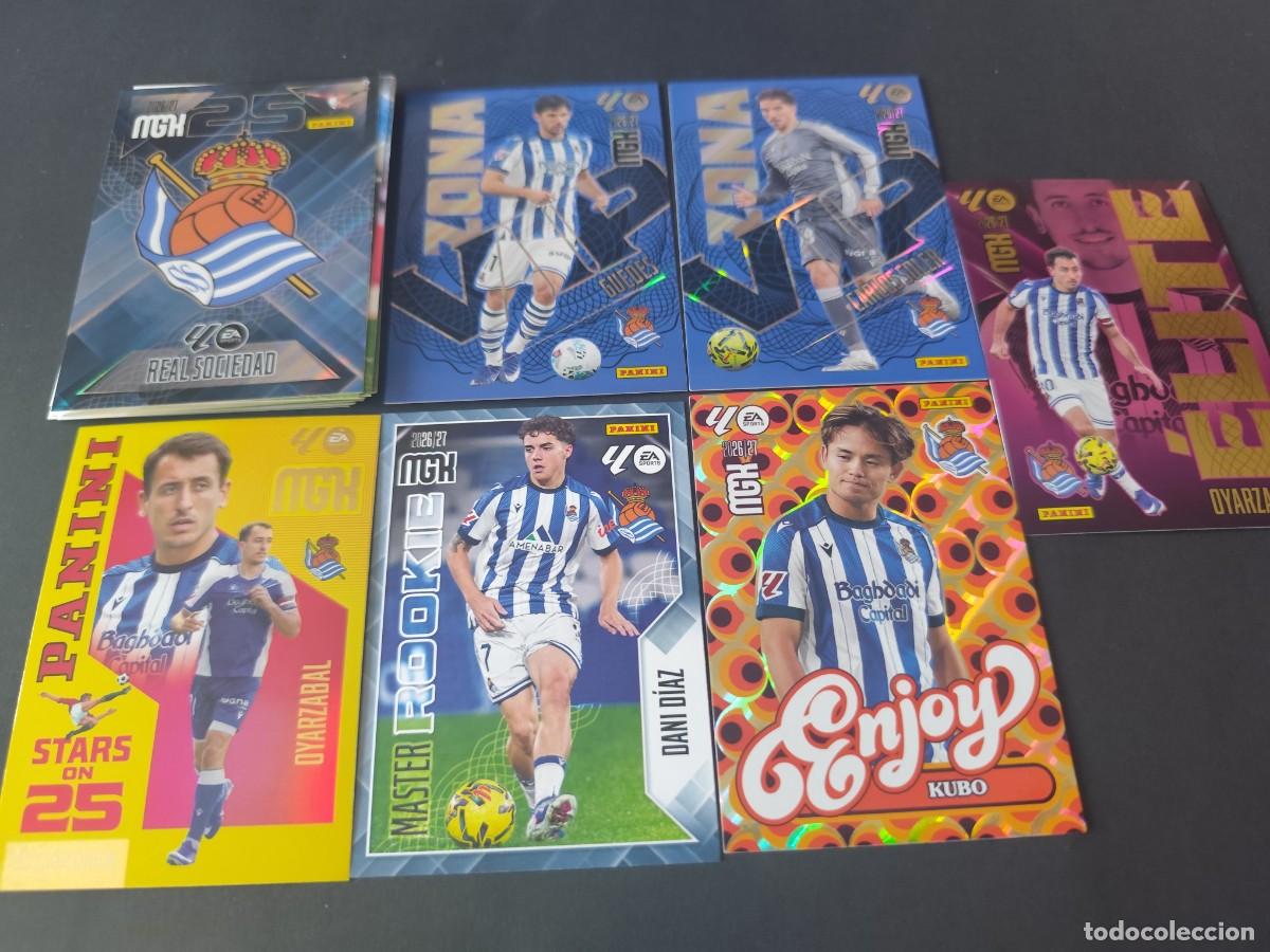 Cromos de f&uacute;tbol: LOTE REAL SOCIEDAD 1&ordf; EDICI&Oacute;N MEGACRACKS 2026/2027 26/27