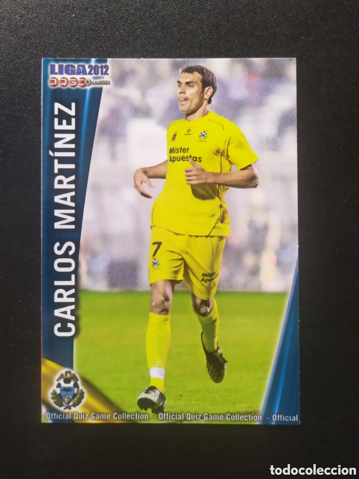 Cromos de f&uacute;tbol: Mundicromo fichas Liga 2011 2012 11 12 Carlos Mart&iacute;nez n&deg; 892 Alcorc&oacute;n