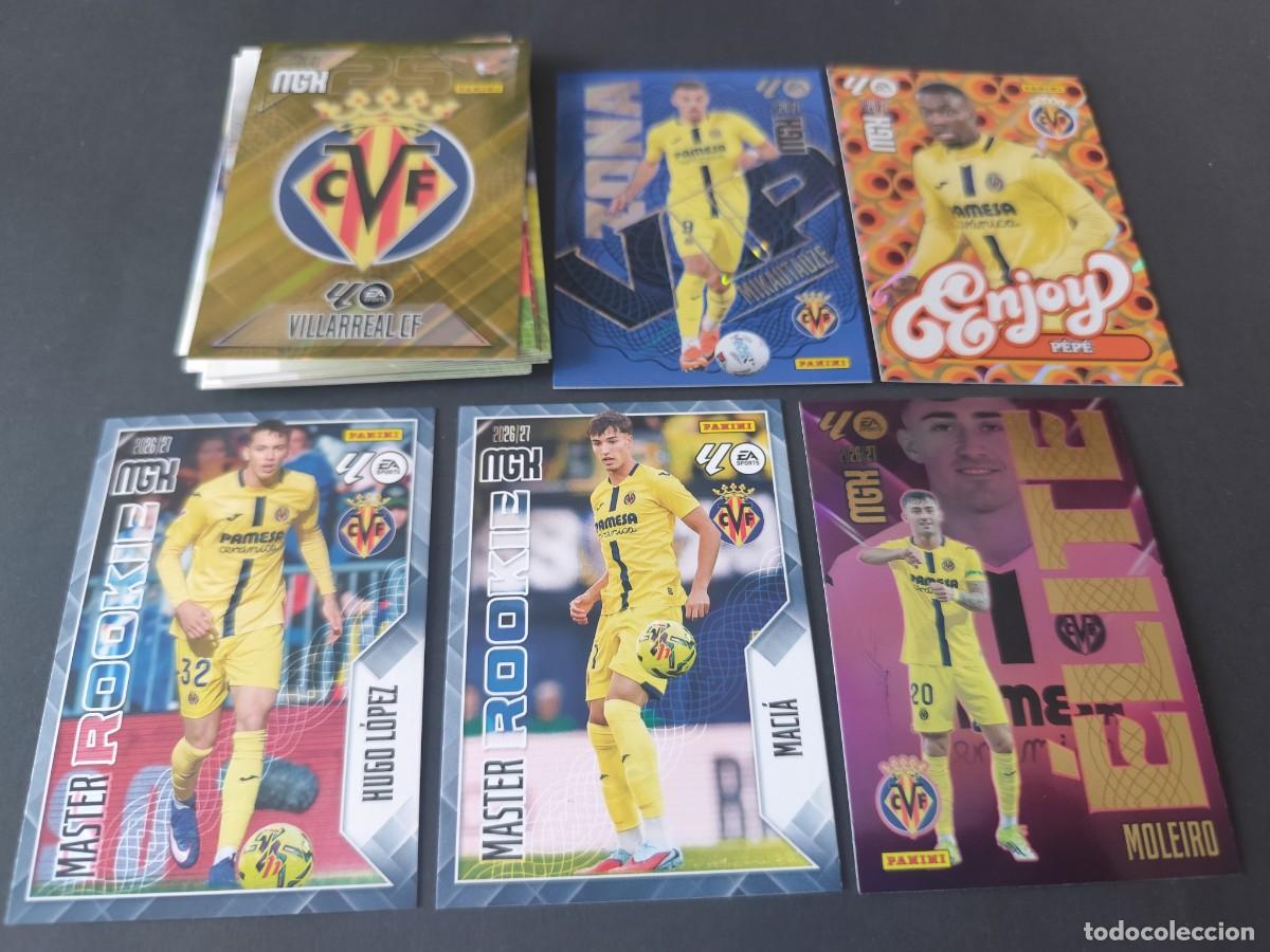 Cromos de f&uacute;tbol: LOTE VILLARREAL 1&ordf; EDICI&Oacute;N MEGACRACKS 2026/2027 26/27