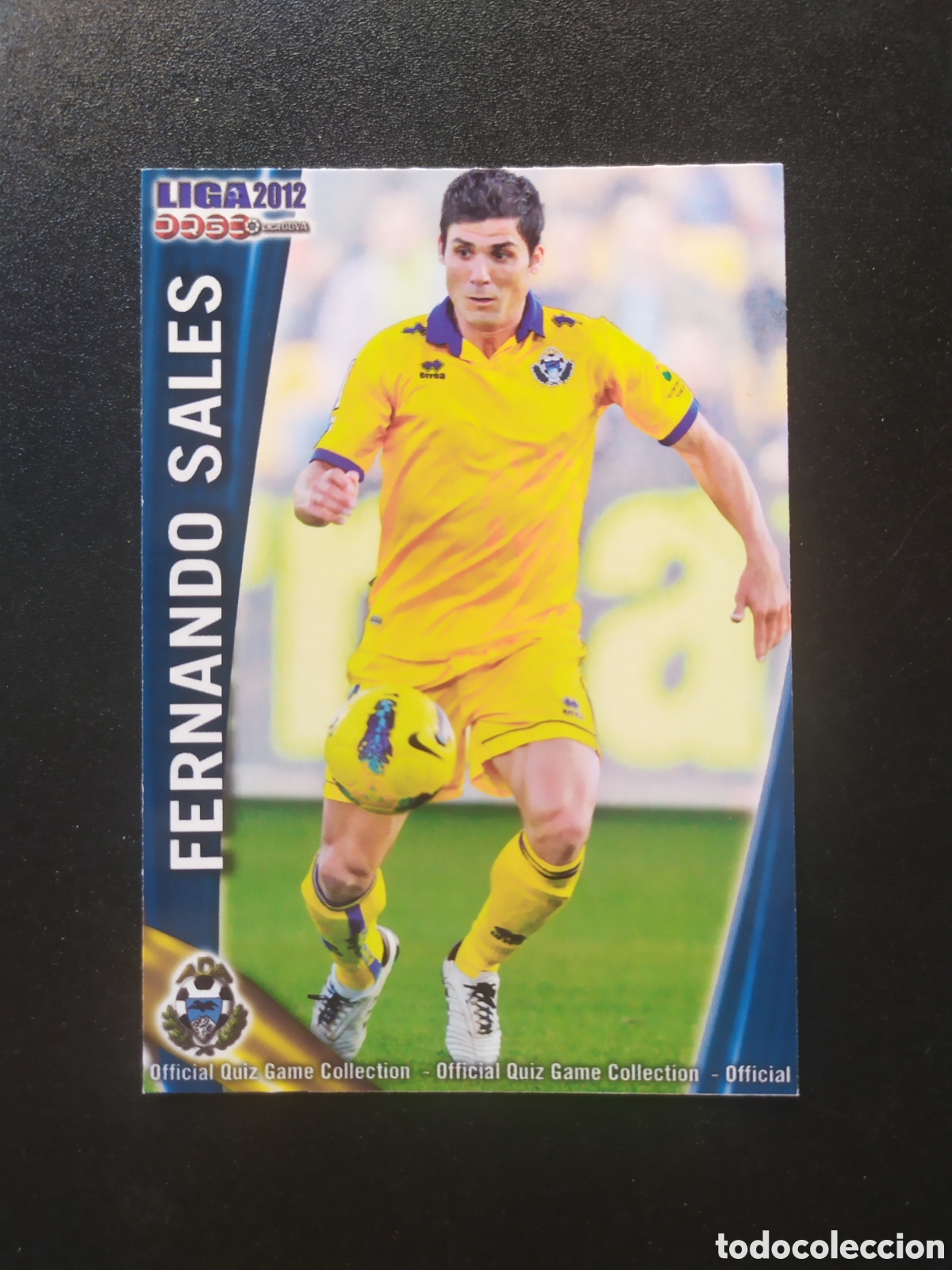 Cromos de f&uacute;tbol: Mundicromo fichas Liga 2011 2012 11 12 Fernando Sales n&deg; 893 Alcorc&oacute;n