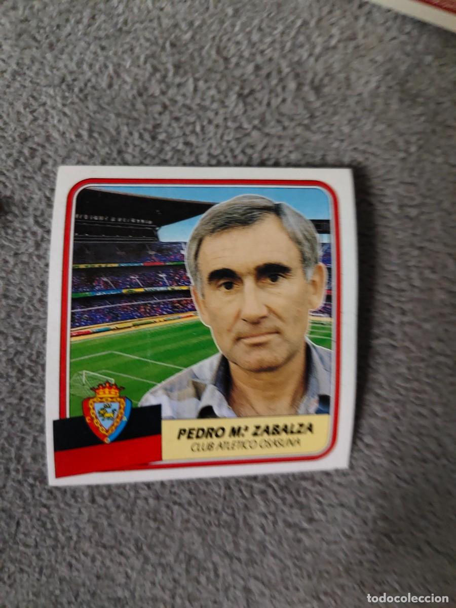 Figurine di Calcio: EDICIONES ESTE 89 90 ZABALZA ENTRENADOR C.A. OSASUNA 1989 1990 DESPEGADO RECUPERADO ALBUM AAQ