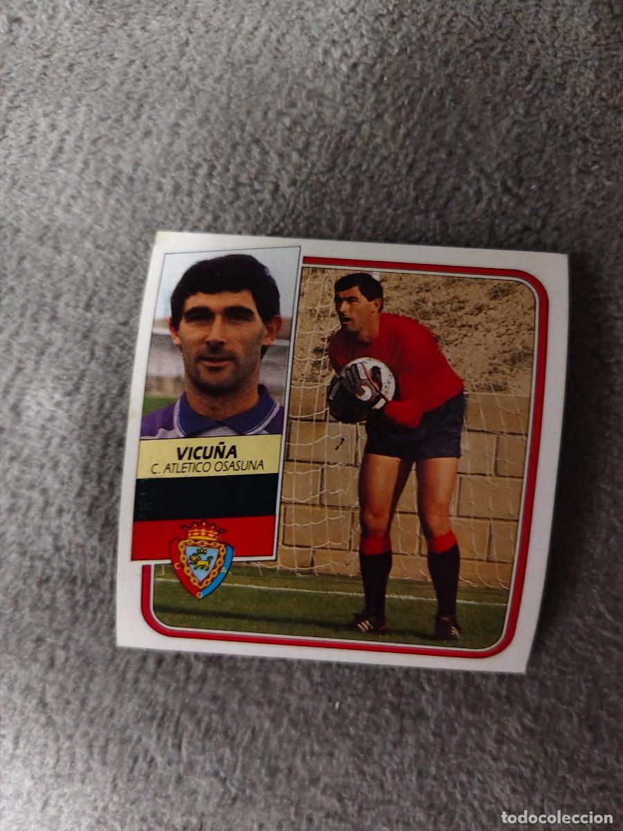 Figurine di Calcio: EDICIONES ESTE 89 90 VICU&Ntilde;A C.A. OSASUNA 1989 1990 DESPEGADO RECUPERADO ALBUM AAQ
