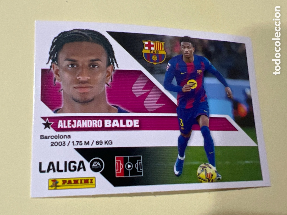 Figurine di Calcio: C4403. LIGA ESTE 2026 2027 26 27 NUEVO - FC BARCELONA N&ordm; 10 BALDE