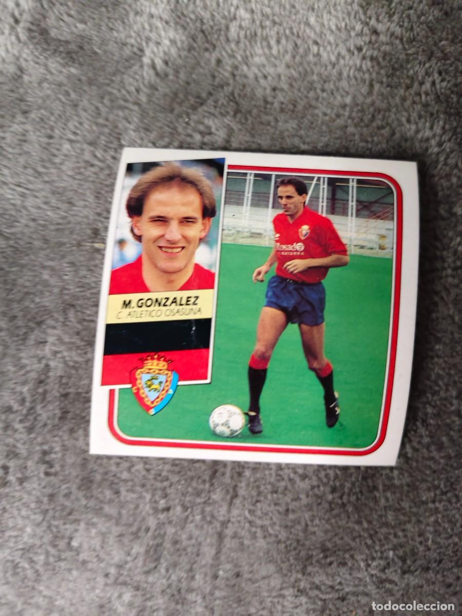 Figurine di Calcio: EDICIONES ESTE 89 90 MARTIN GONZALEZ C.A. OSASUNA 1989 1990 DESPEGADO RECUPERADO ALBUM AAQ
