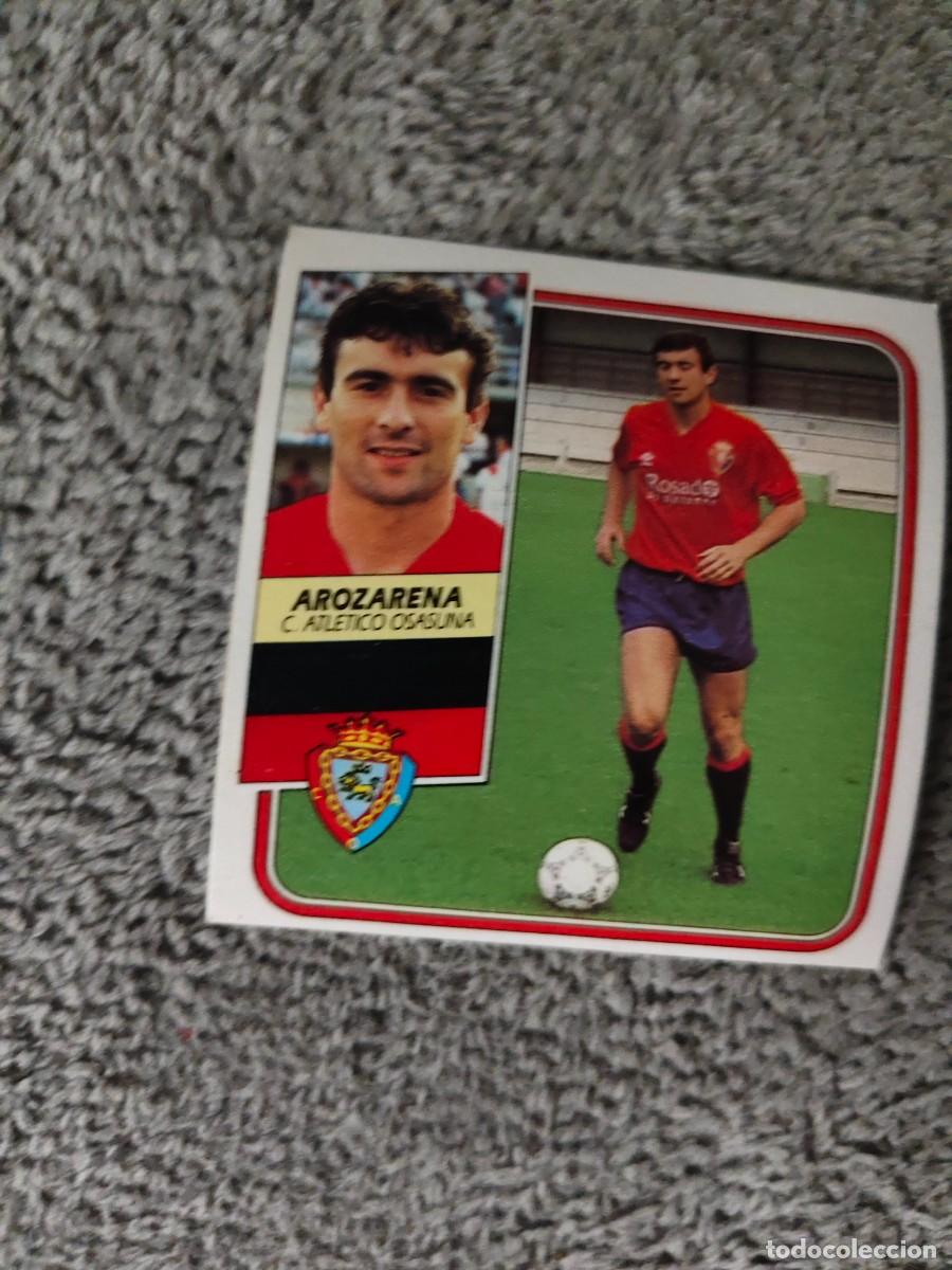 Figurine di Calcio: EDICIONES ESTE 89 90 AROZARENA C.A. OSASUNA 1989 1990 DESPEGADO RECUPERADO ALBUM AAQ