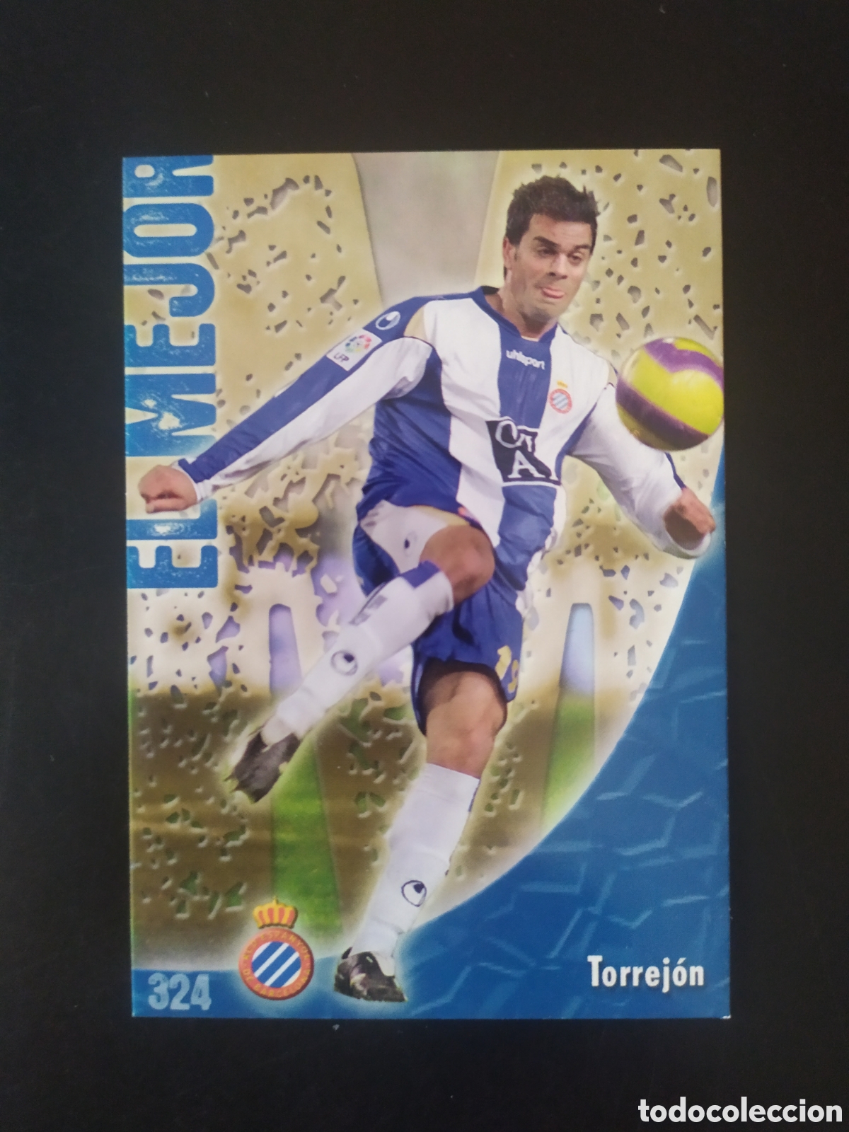Cromos de f&uacute;tbol: Mundicromo fichas Liga 2008 2009 08 09 Torrej&oacute;n el mejor mate puntas cuadradas n&deg; 324 Espanyol