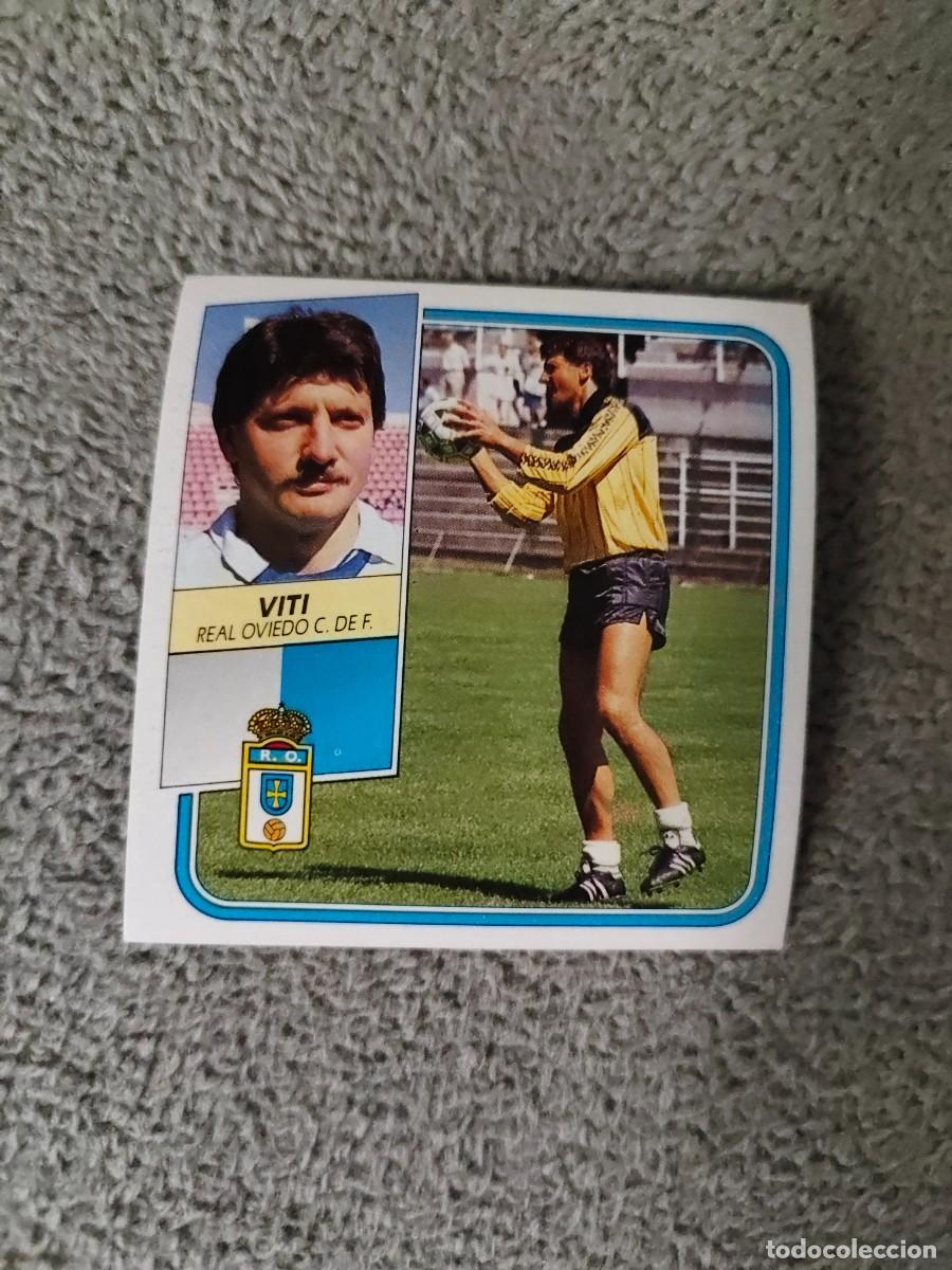 Cromos de f&uacute;tbol: EDICIONES ESTE 89 90 VITI REAL OVIEDO C.F. 1989 1990 DESPEGADO RECUPERADO ALBUM AAQ