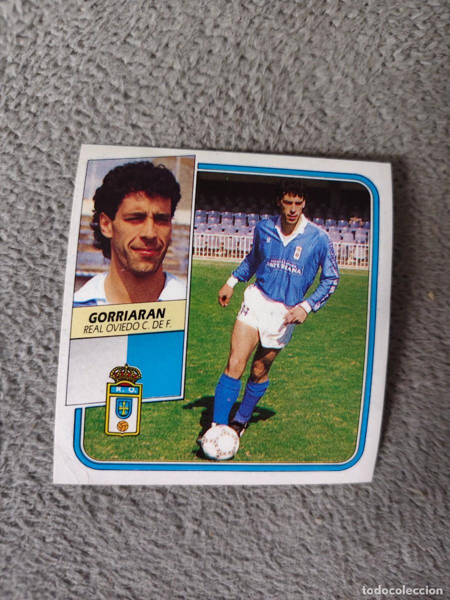 Cromos de f&uacute;tbol: EDICIONES ESTE 89 90 GORRIARAN REAL OVIEDO C.F. 1989 1990 DESPEGADO RECUPERADO ALBUM AAQ
