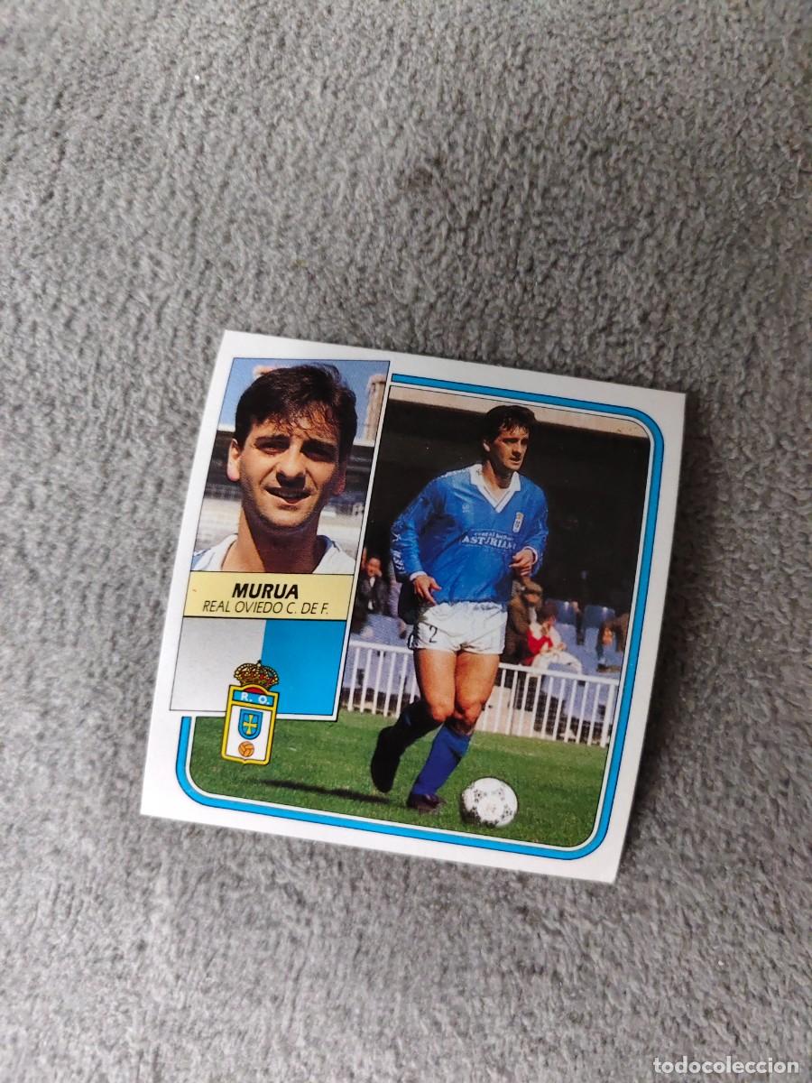 Cromos de f&uacute;tbol: EDICIONES ESTE 89 90 MURUA REAL OVIEDO C.F. 1989 1990 DESPEGADO RECUPERADO ALBUM AAQ