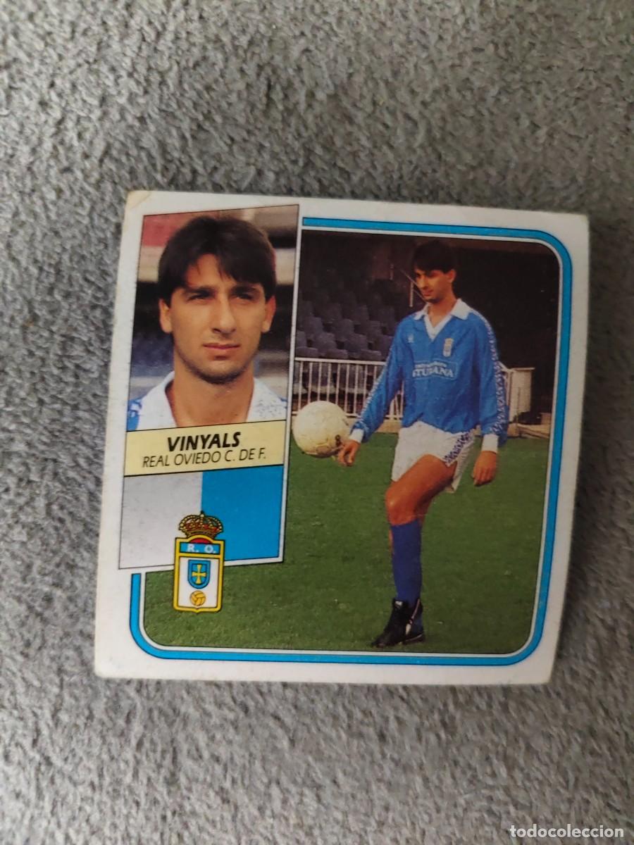 Cromos de f&uacute;tbol: EDICIONES ESTE 89 90 VINYALS REAL OVIEDO C.F. 1989 1990 DESPEGADO RECUPERADO ALBUM AAQ