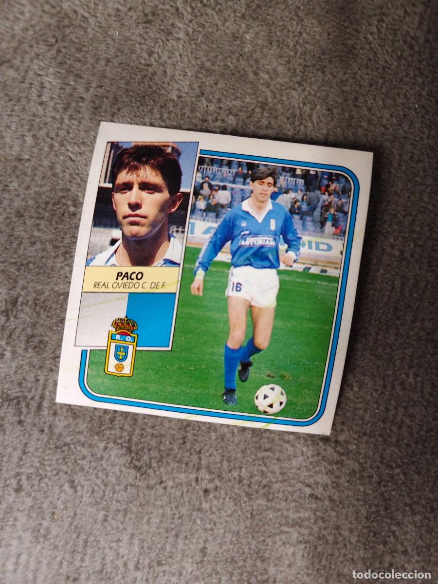 Cromos de f&uacute;tbol: EDICIONES ESTE 89 90 PACO REAL OVIEDO C.F. 1989 1990 DESPEGADO RECUPERADO ALBUM AAQ