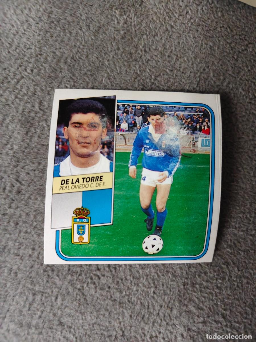 Cromos de f&uacute;tbol: EDICIONES ESTE 89 90 DE LA TORRE REAL OVIEDO C.F. 1989 1990 DESPEGADO RECUPERADO ALBUM AAQ