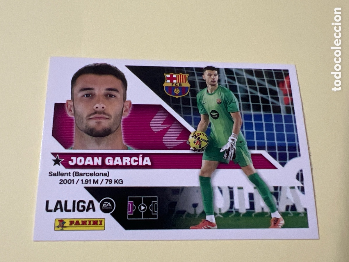 Cromos de f&uacute;tbol: C4502. LIGA ESTE 2026 2027 26 27 NUEVO - FC. BARCELONA - 3 JOAN GARC&Iacute;A