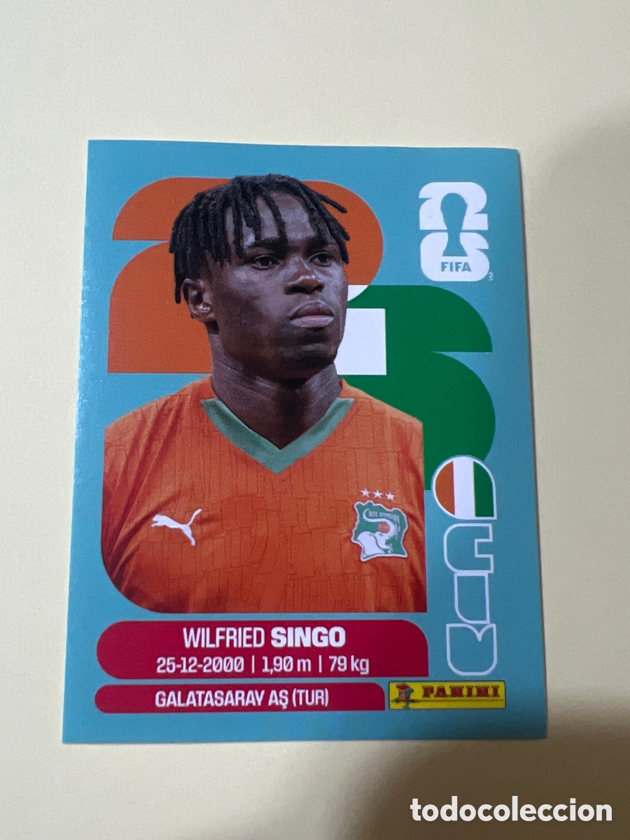 Cromos de f&uacute;tbol: C4558. Singo Costa de Marfil CIV 4 Sticker Mundial 2026 FIFA World Cup / Sin pegar