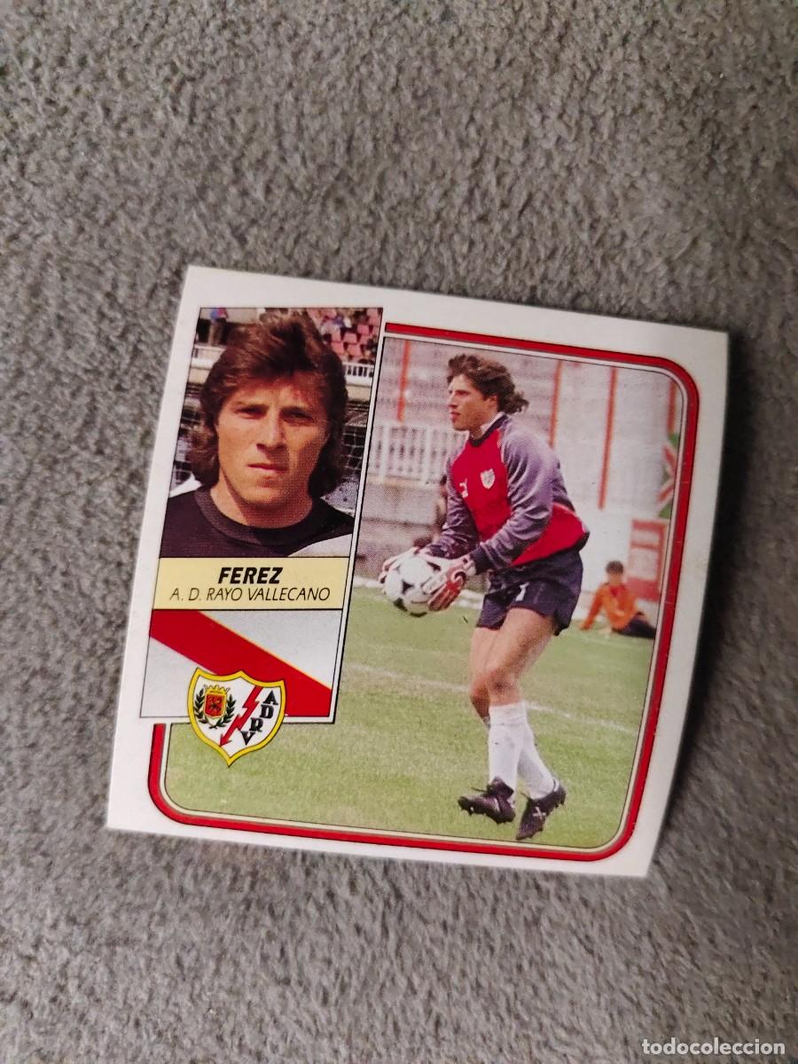 Cromos de f&uacute;tbol: EDICIONES ESTE 89 90 FEREZ A.D. RAYO VALLECANO 1989 1990 DESPEGADO RECUPERADO ALBUM AAQ