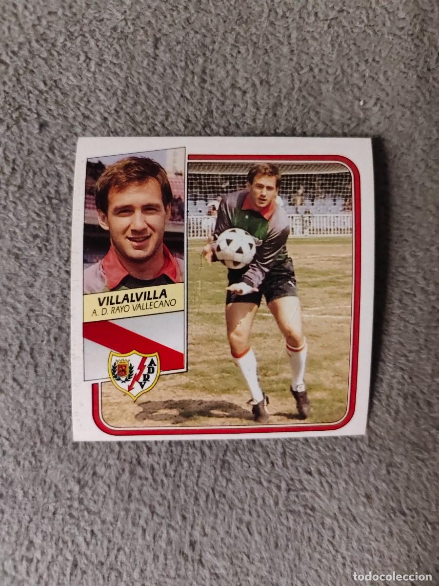 Cromos de f&uacute;tbol: EDICIONES ESTE 89 90 VILLALVILLA A.D. RAYO VALLECANO 1989 1990 DESPEGADO RECUPERADO ALBUM AAQ