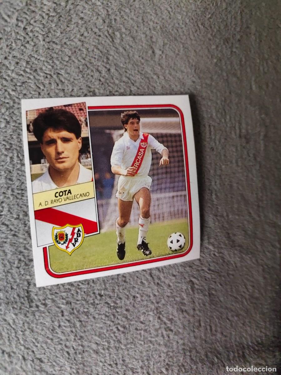 Cromos de f&uacute;tbol: EDICIONES ESTE 89 90 COTA A.D. RAYO VALLECANO 1989 1990 DESPEGADO RECUPERADO ALBUM AAQ
