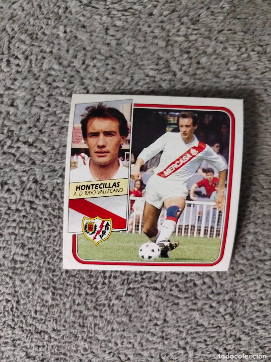 Cromos de f&uacute;tbol: EDICIONES ESTE 89 90 HONTECILLAS A.D. RAYO VALLECANO 1989 1990 DESPEGADO RECUPERADO ALBUM AAQ