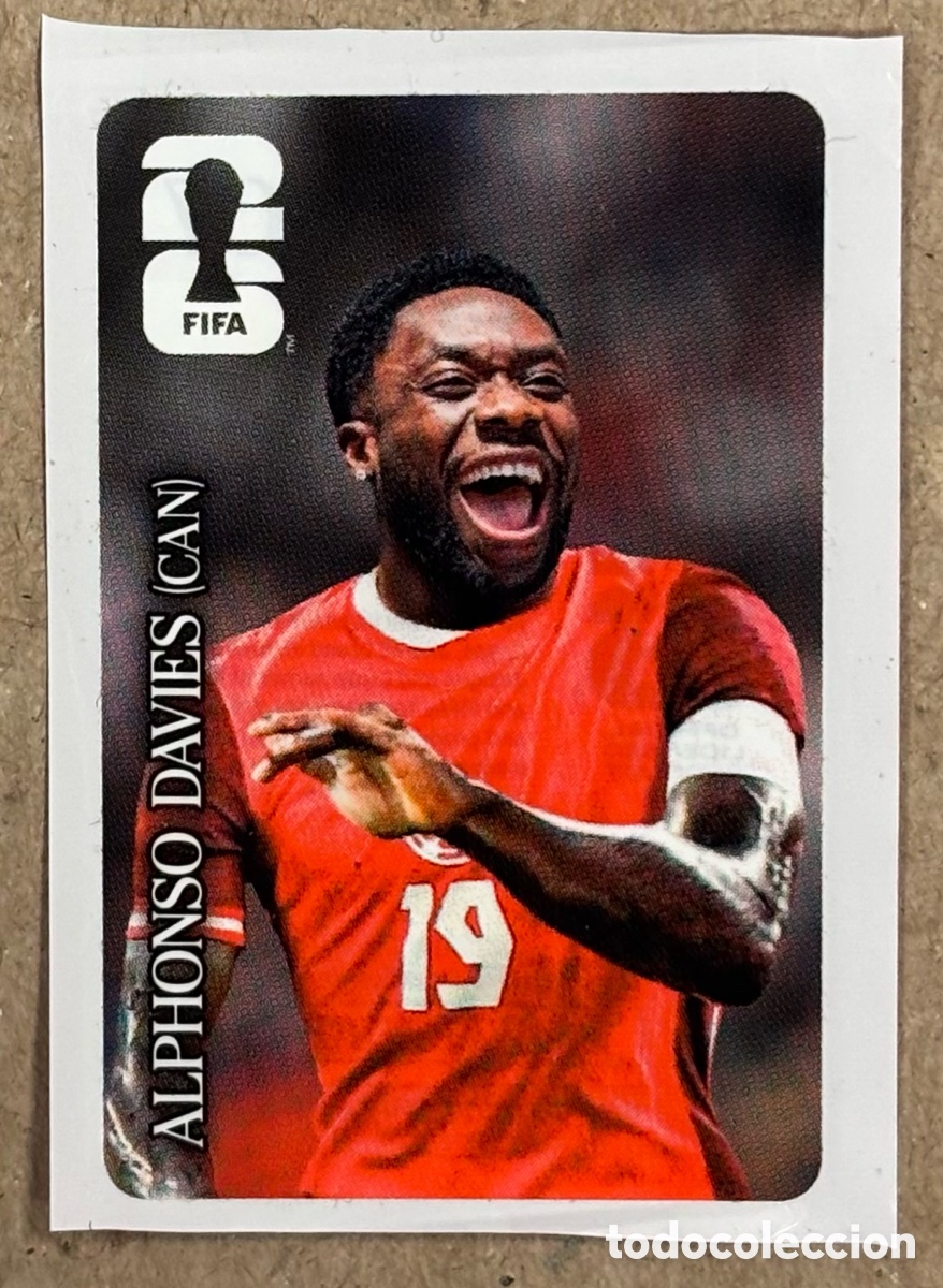 Cromos de f&uacute;tbol: ALPHONSO DAVIES (CANAD&Aacute;). CROMO PANINI PROMOCI&Oacute;N COCA-COLA MUNDIAL FIFA 2026.
