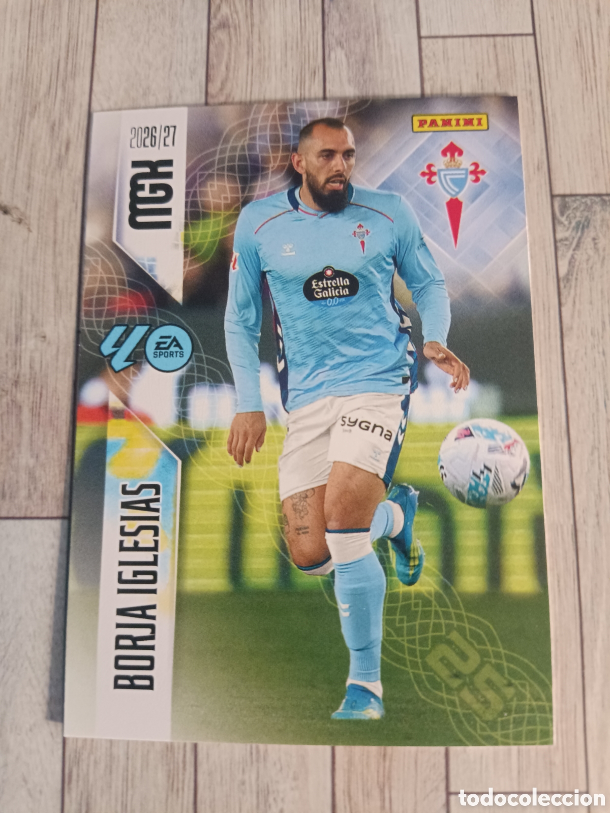 Cromos de f&uacute;tbol: 125 BORJA IGLESIAS CELTA MEGACRACKS MGK 26 27 PANINI 2026 2027