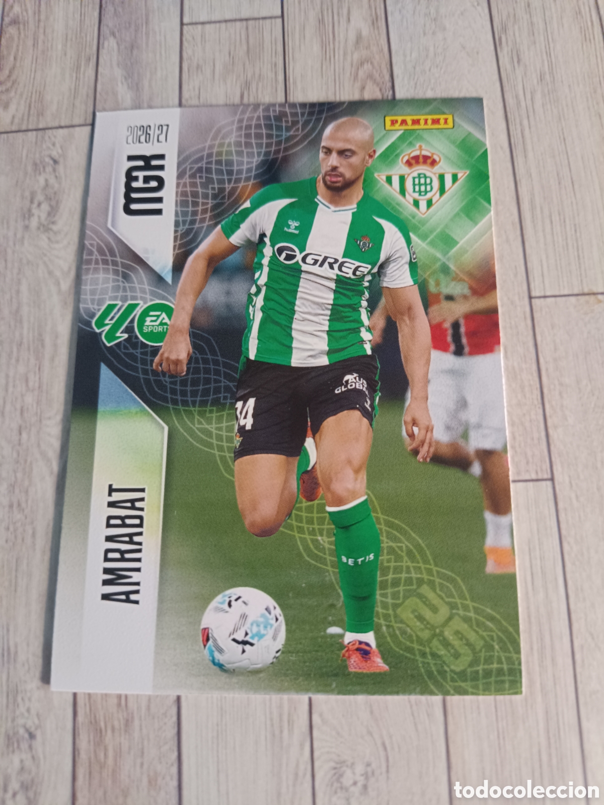 Cromos de f&uacute;tbol: 100 AMRABAT REAL BETIS MEGACRACKS MGK 26 27 PANINI 2026 2027