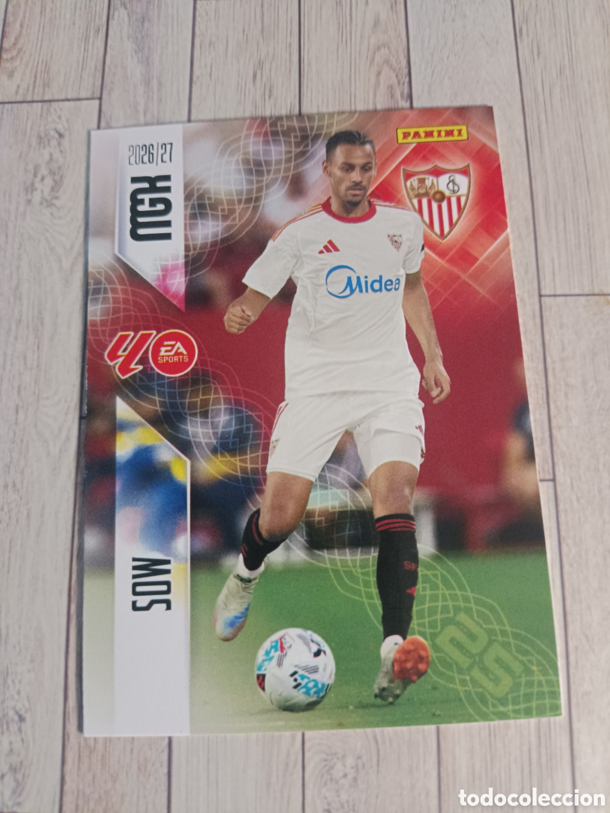 Cromos de f&uacute;tbol: 336 SOW SEVILLA MEGACRACKS MGK 26 27 PANINI 2026 2027