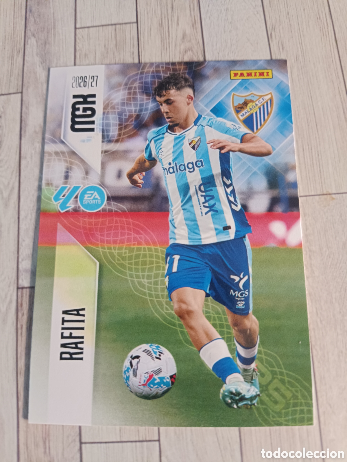 Cromos de f&uacute;tbol: 242 LAFITA MALAGA MEGACRACKS MGK 26 27 PANINI 2026 2027
