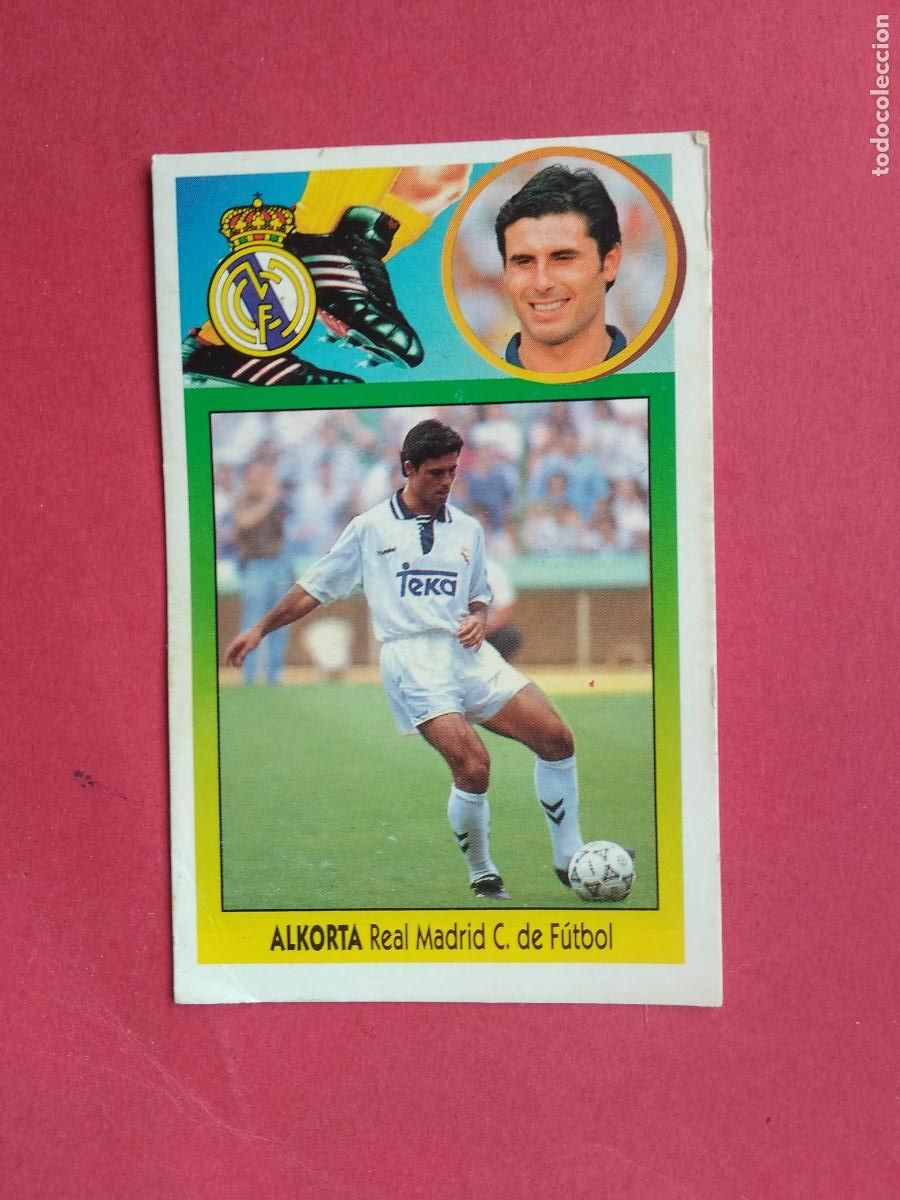 Cromos de f&uacute;tbol: EDICIONES ESTE LIGA 93 94 1993 1994 CROMO DESPEGADO COLOCA ALKORTA REAL MADRID