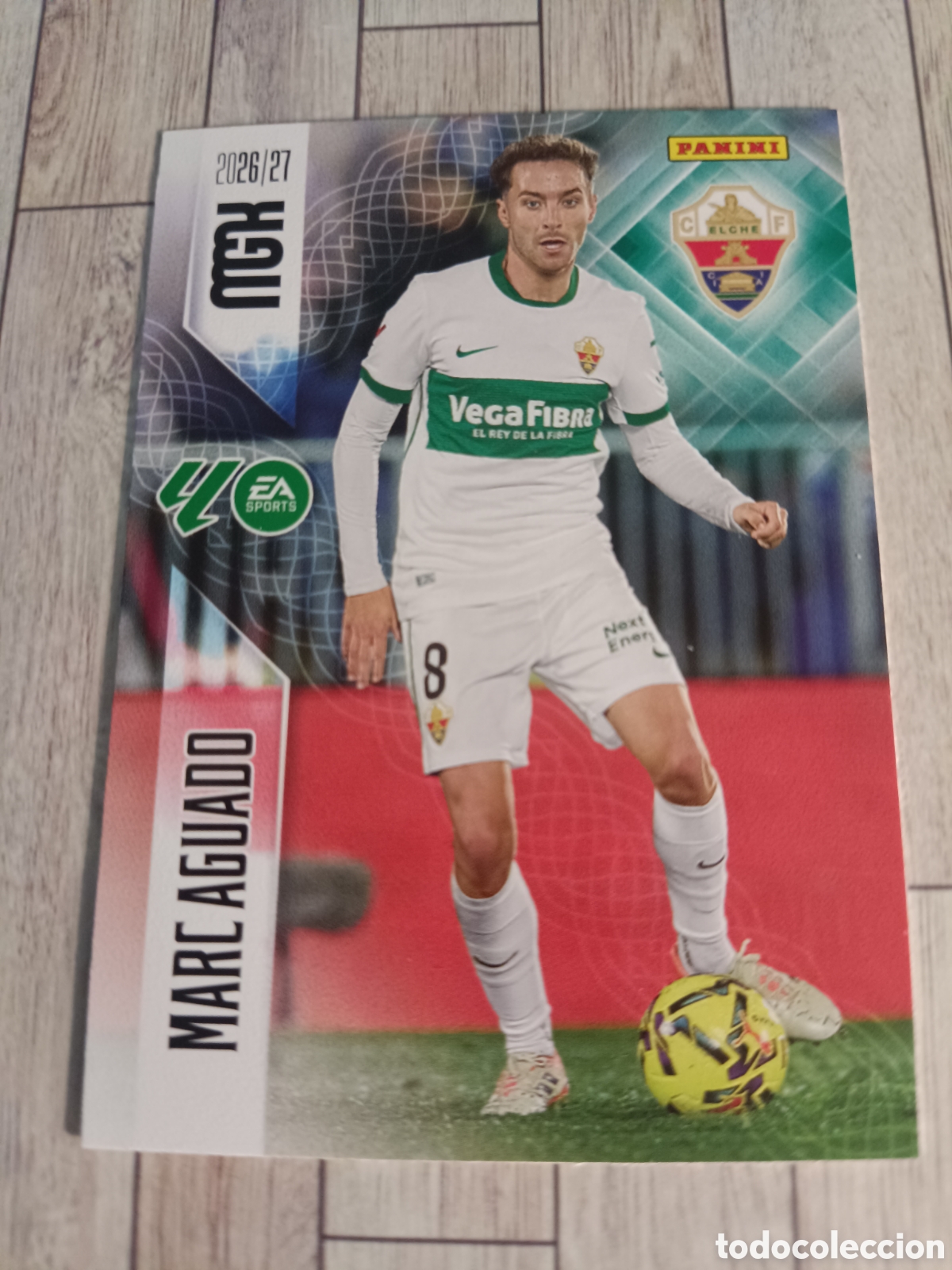 Cromos de f&uacute;tbol: 156 MARC AGUADO ELCHE MEGACRACKS MGK 26 27 PANINI 2026 2027
