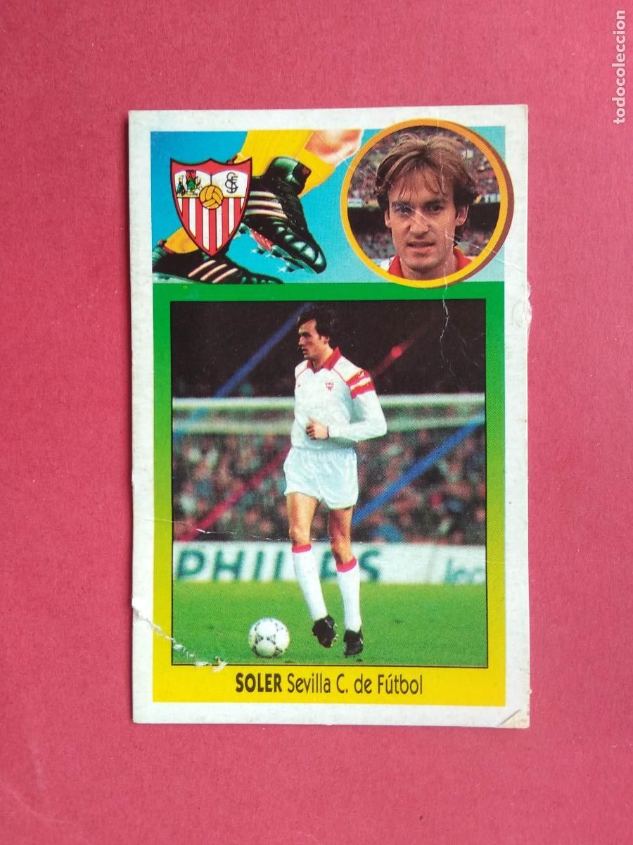 Cromos de f&uacute;tbol: EDICIONES ESTE LIGA 93 94 1993 1994 CROMO DESPEGADO COLOCA SOLER SEVILLA