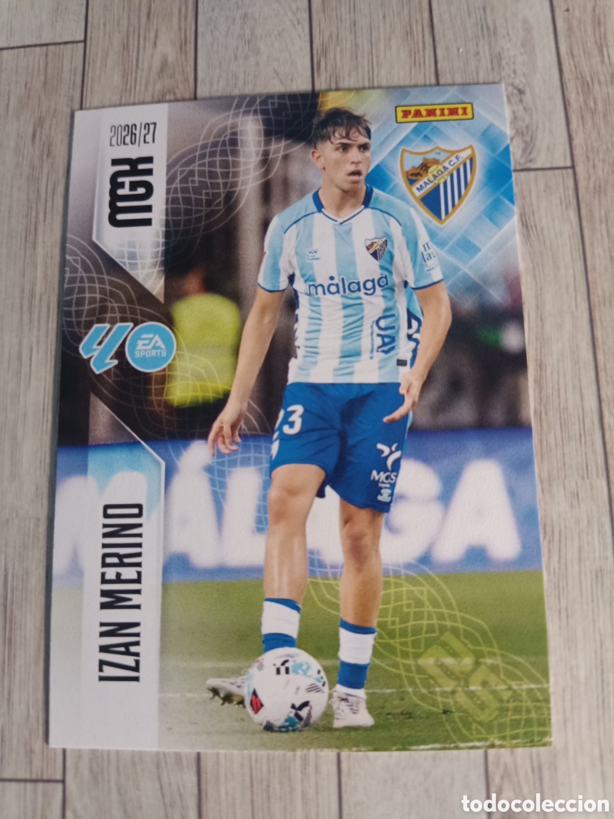 Cromos de f&uacute;tbol: 244 IZAN MERINO MALAGA MEGACRACKS MGK 26 27 PANINI 2026 2027