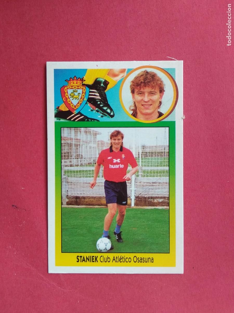 Cromos de f&uacute;tbol: EDICIONES ESTE LIGA 93 94 1993 1994 CROMO DESPEGADO COLOCA STANIEK OSASUNA